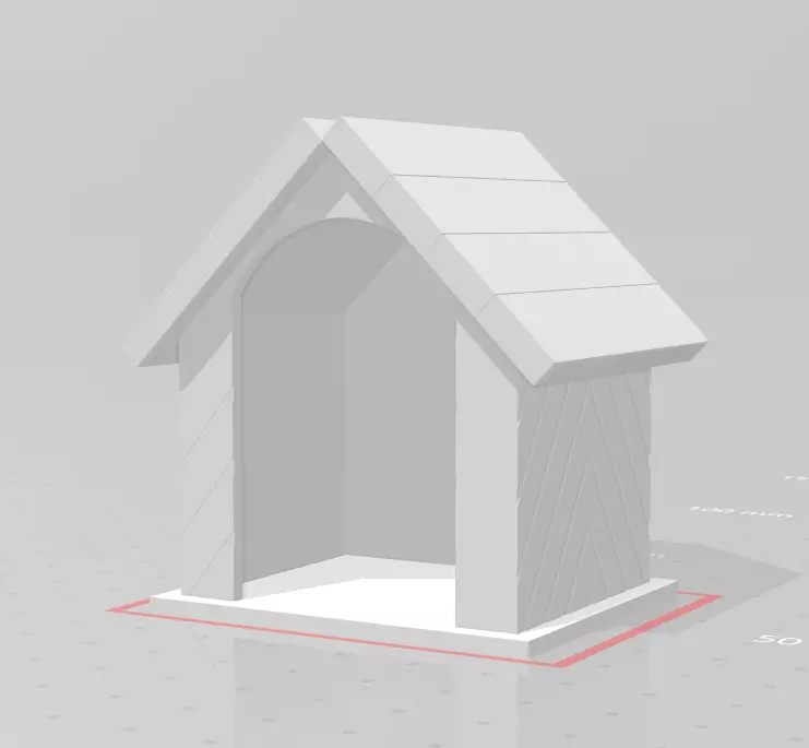 Gatehouse dog house Free 3D print model