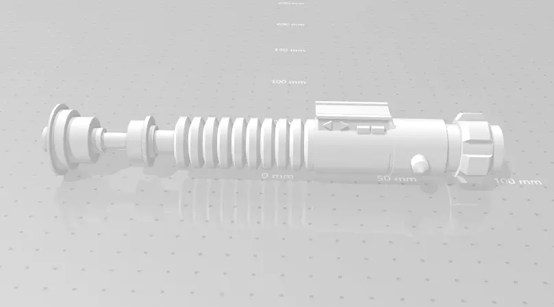 Luke Lightsaber Free 3D print model