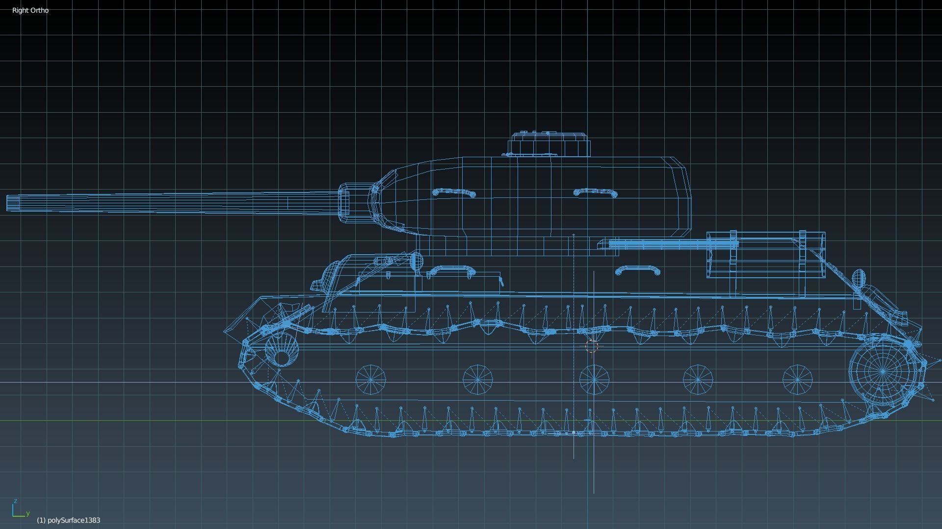 T-34 Hand-Painted Low-poly 3D model_5