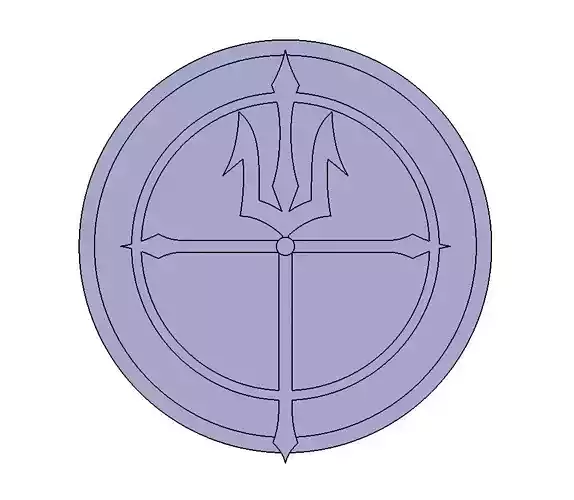 Poseidons Emblem Saint Seiya
