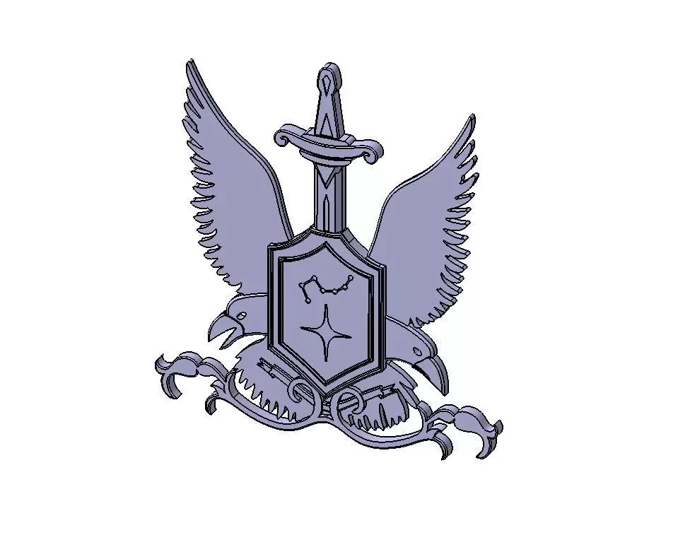 Odins Emblem Saint Seiya 3D print model_0