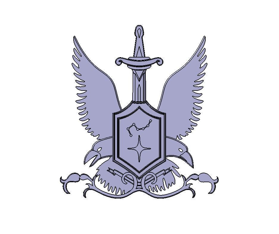 Odins Emblem Saint Seiya 3D print model_1