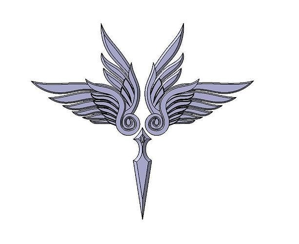 Artemis Emblem Saint Seiya 3D print model