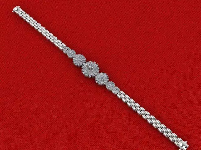 BRACELET diamond 3D print model_0