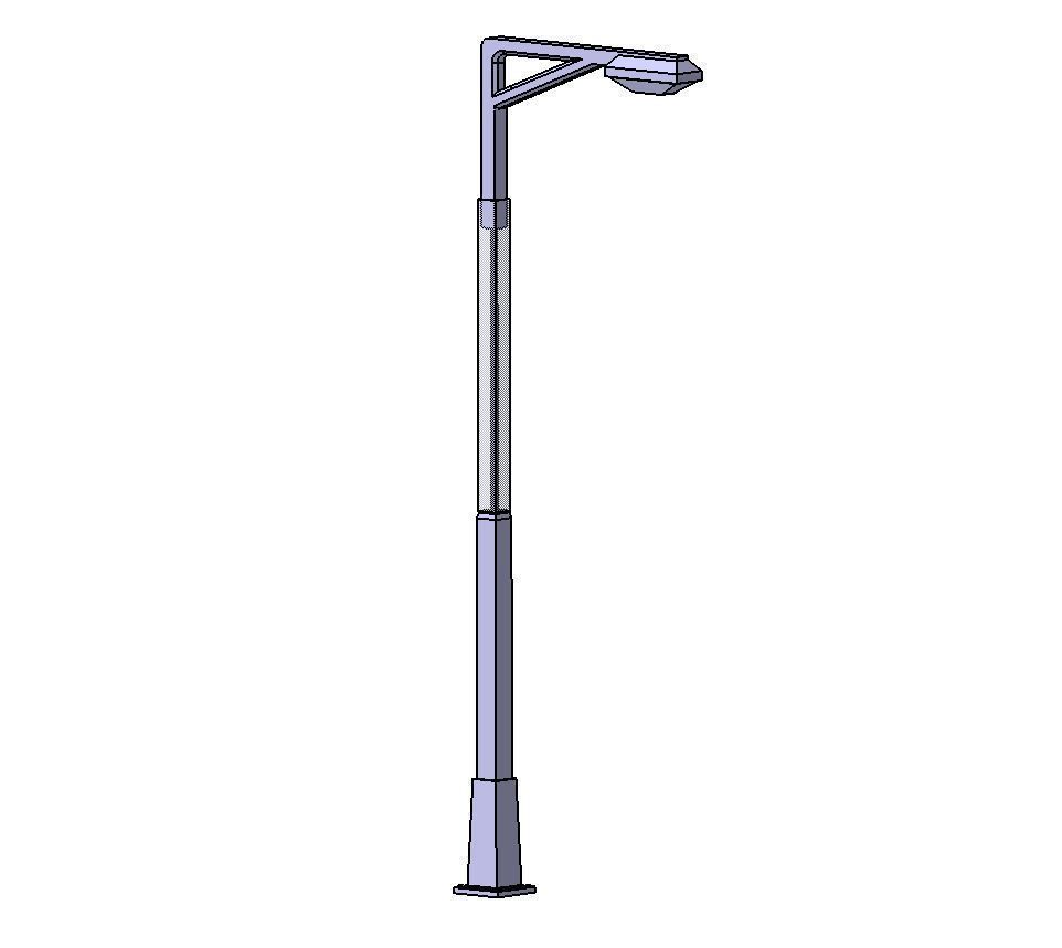 Street Light 3D print model_1