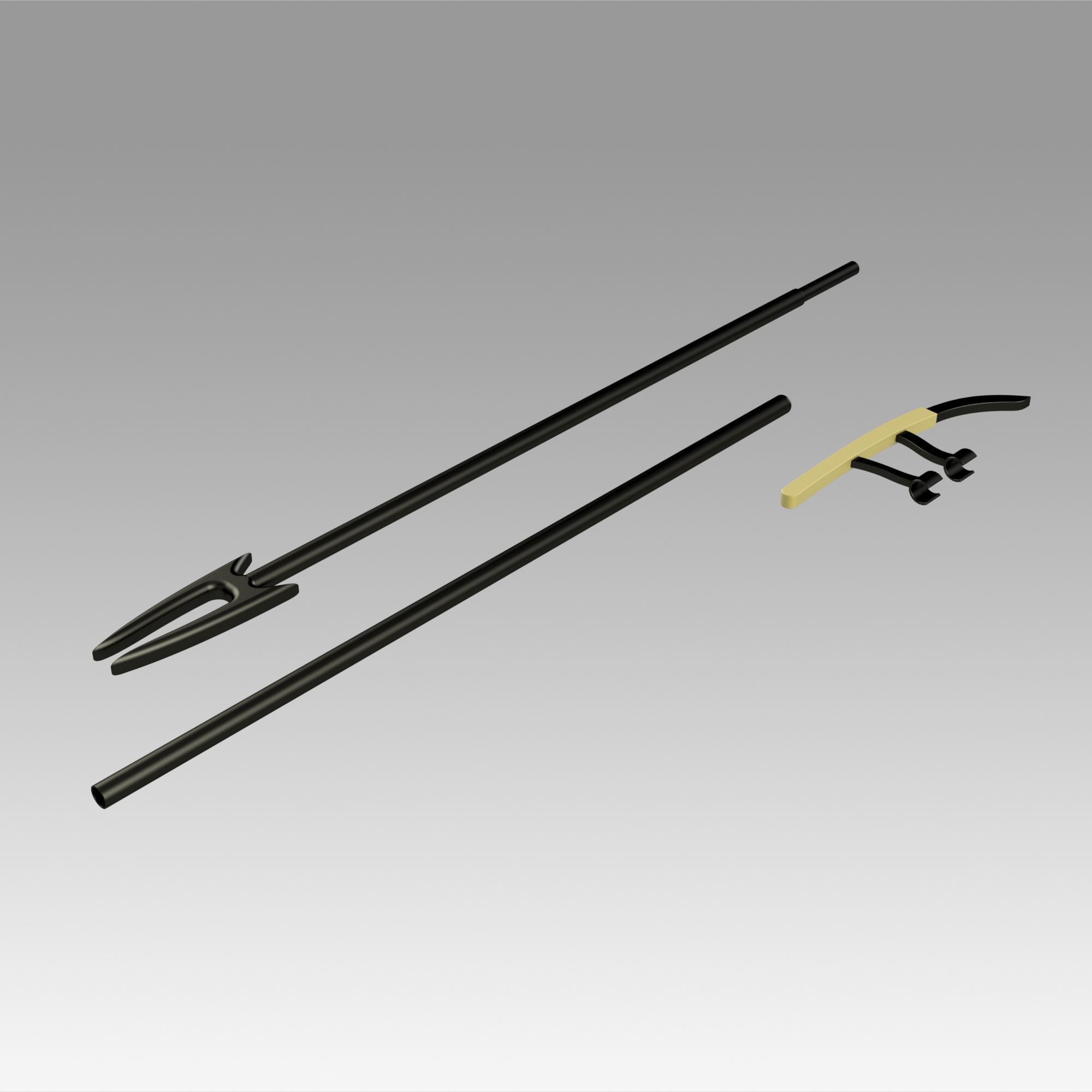 Arknights Beeswax Cosplay Weapon Prop replica  3D print model_10
