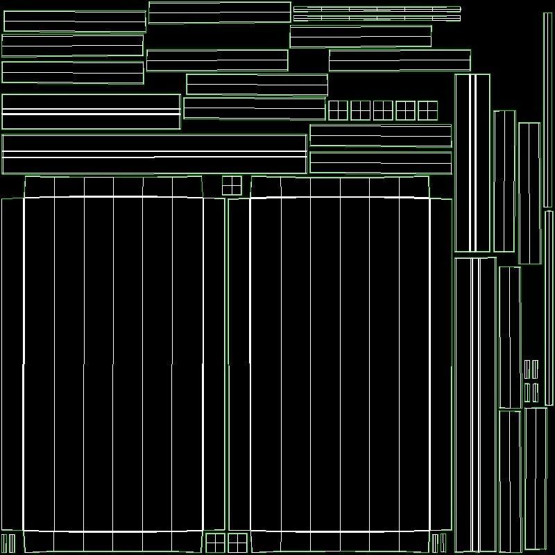 Rylie Dining Table Acacia wood Low-poly 3D model_6