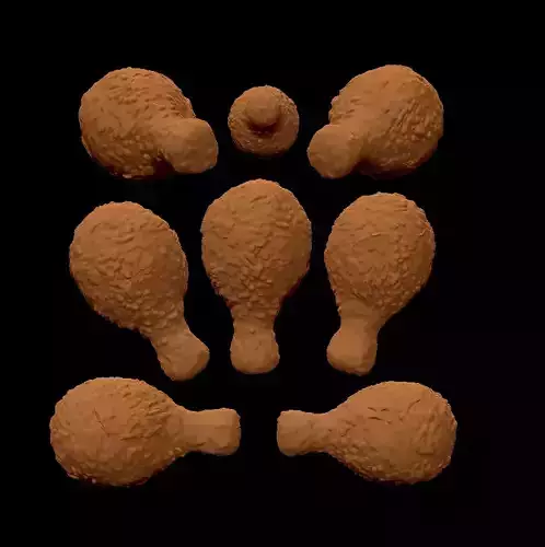 Chicken leg fried drumsticks