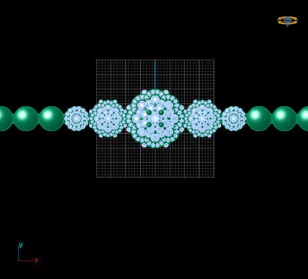 BRACELET diamond 3D print model_0