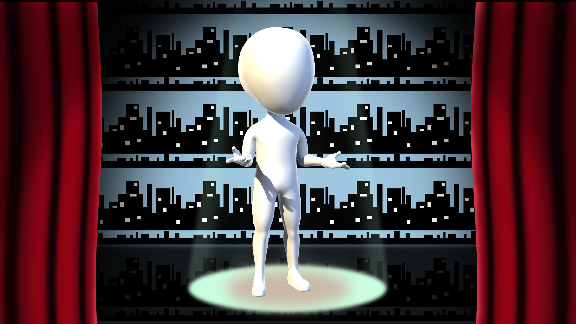 White Guy Free 3D model_2