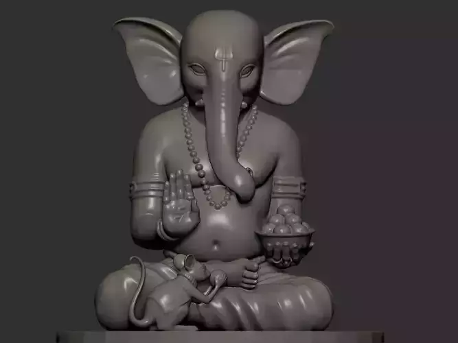 Ganesh ji 3d model 3D print model