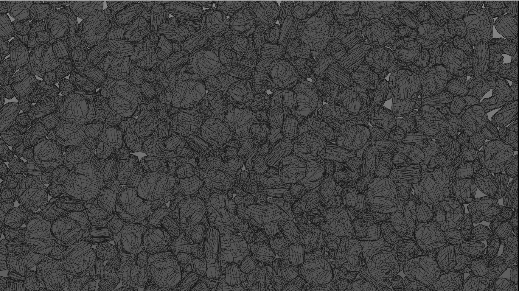 Wine bottle with coal 3D model_3