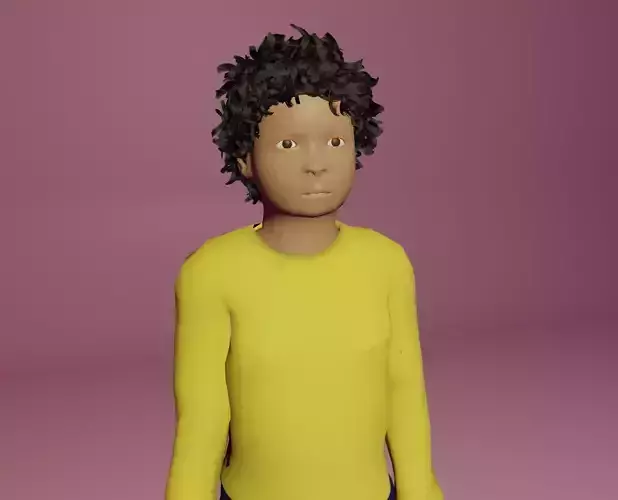 Child boy character