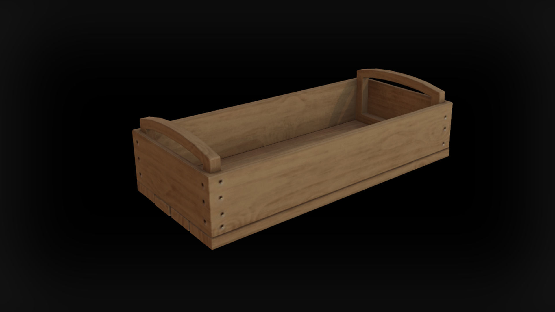 Wooden Props Free low-poly 3D model_10