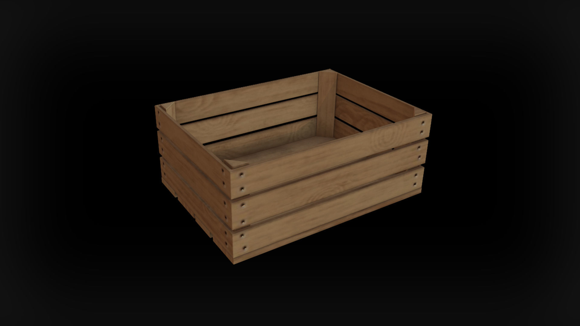 Wooden Props Free low-poly 3D model_8