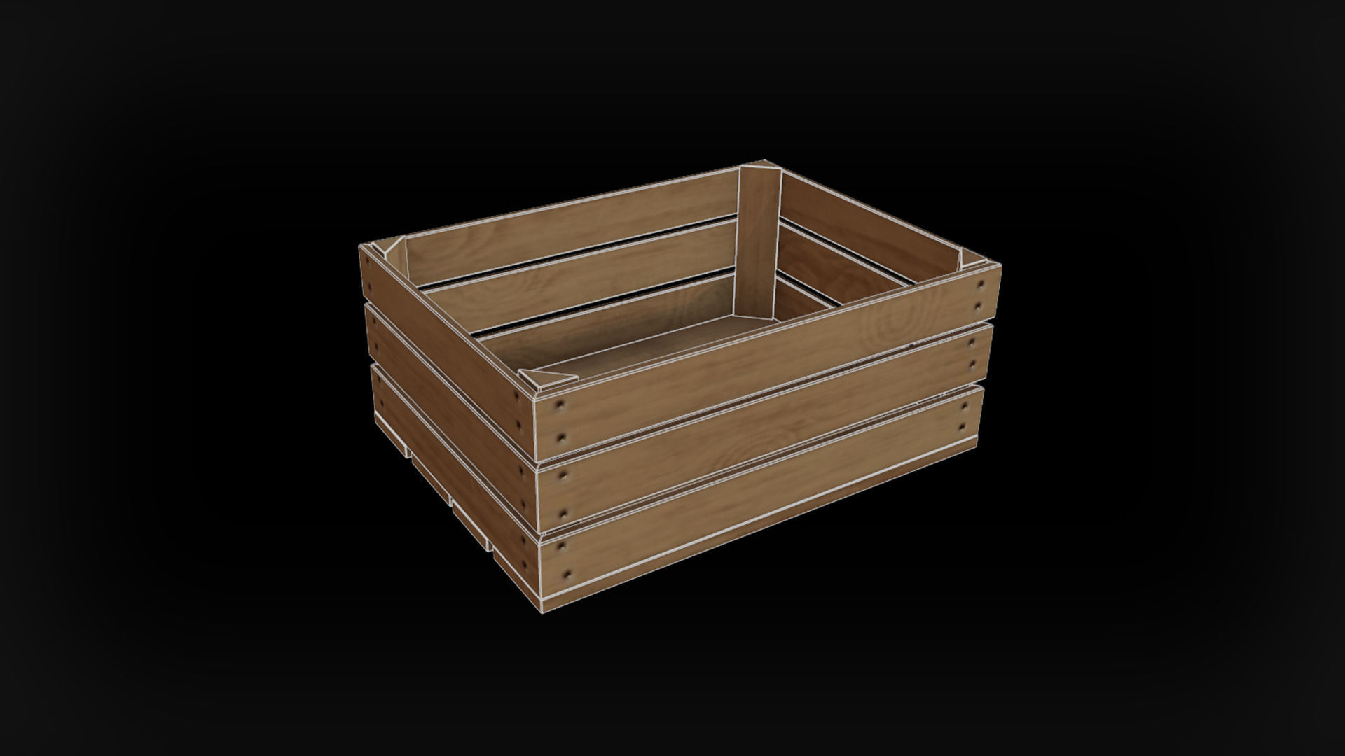 Wooden Props Free low-poly 3D model_9