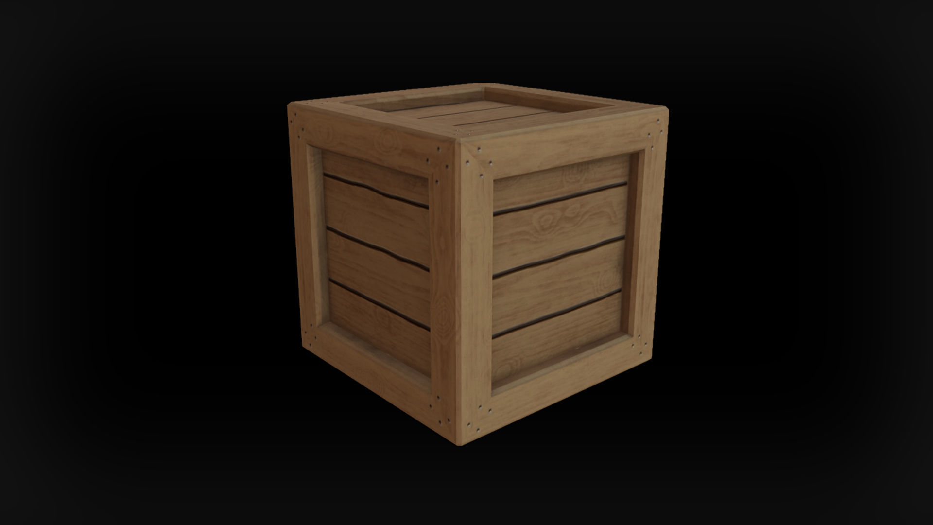 Wooden Props Free low-poly 3D model_6