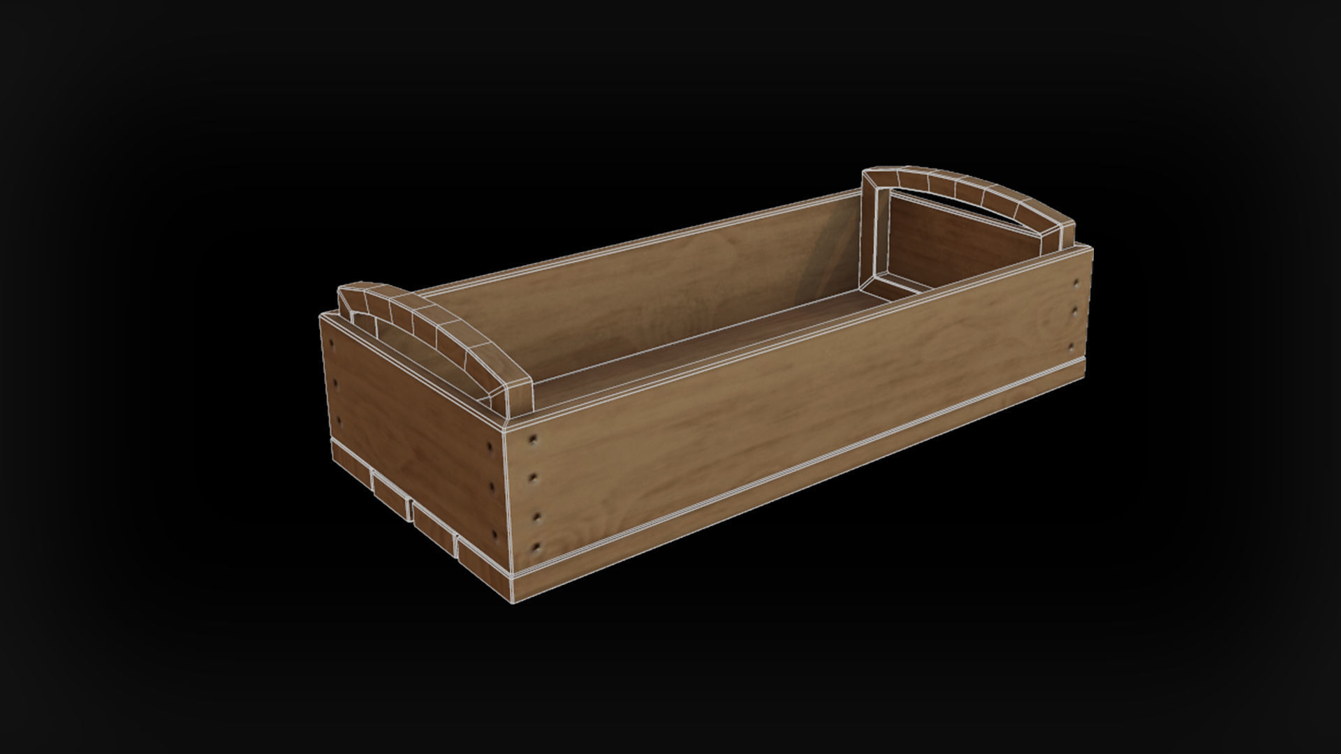 Wooden Props Free low-poly 3D model_11