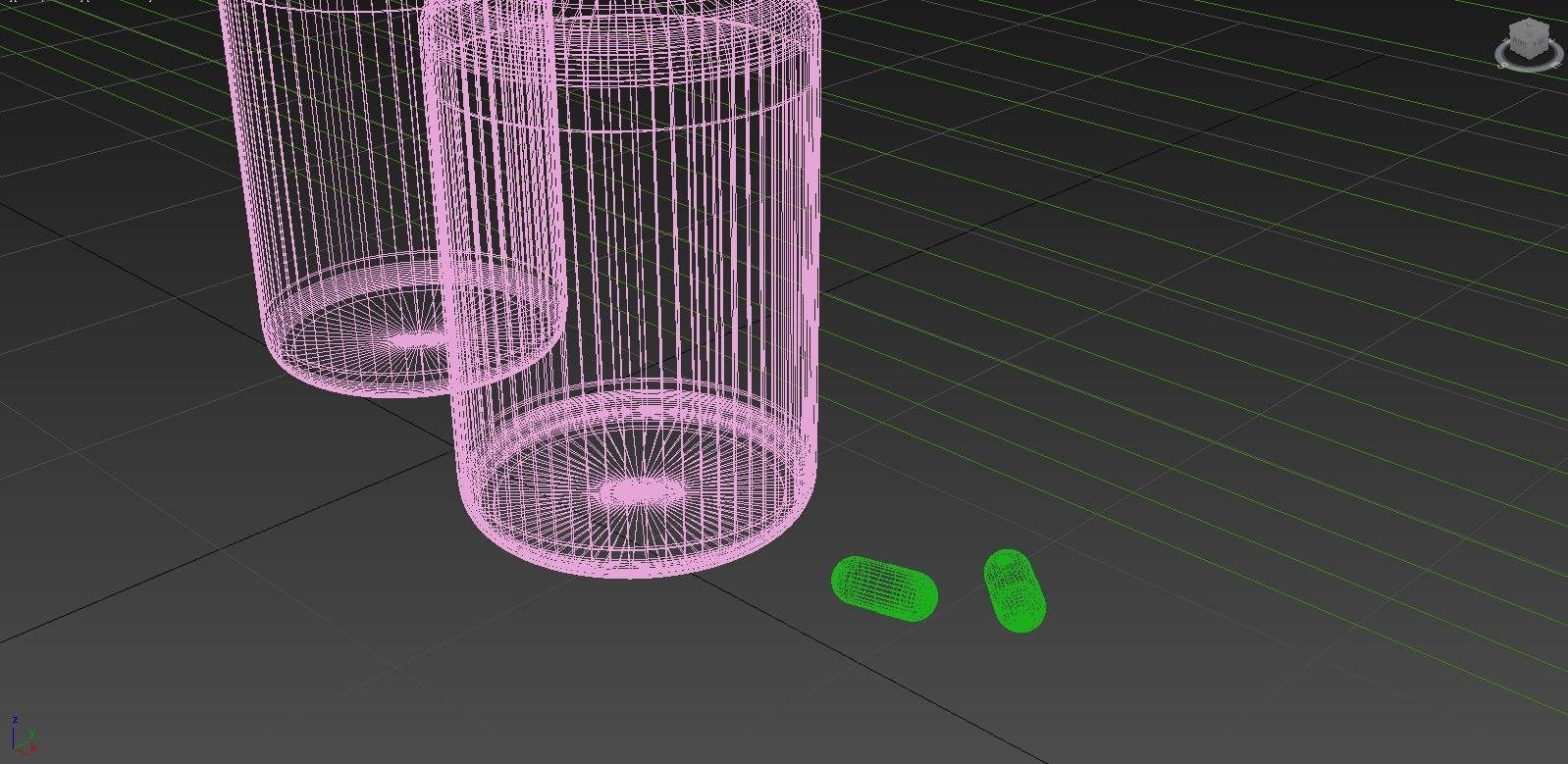 Plastic Bottle with pills 3D model_5