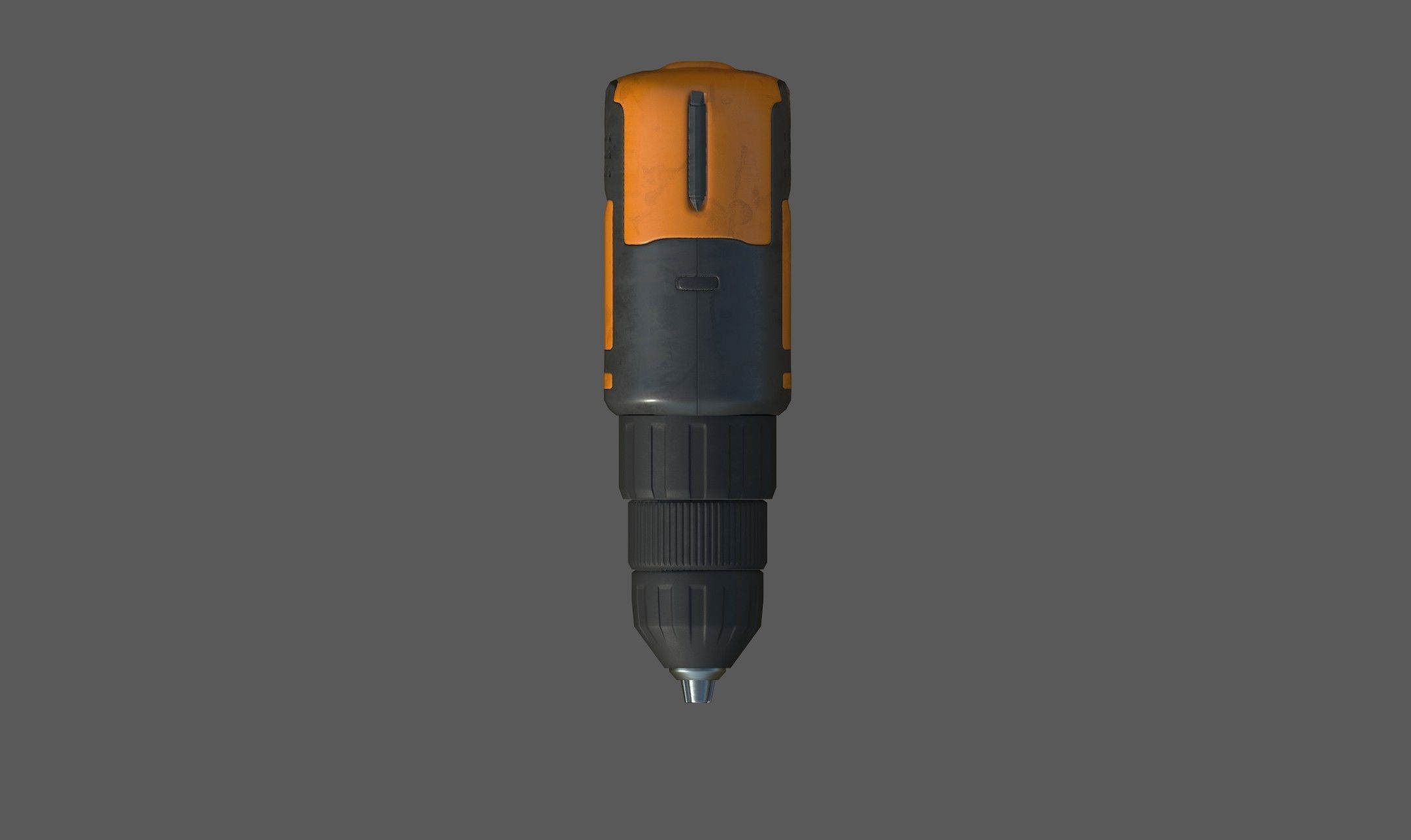 Cordless drill Low-poly 3D model_7