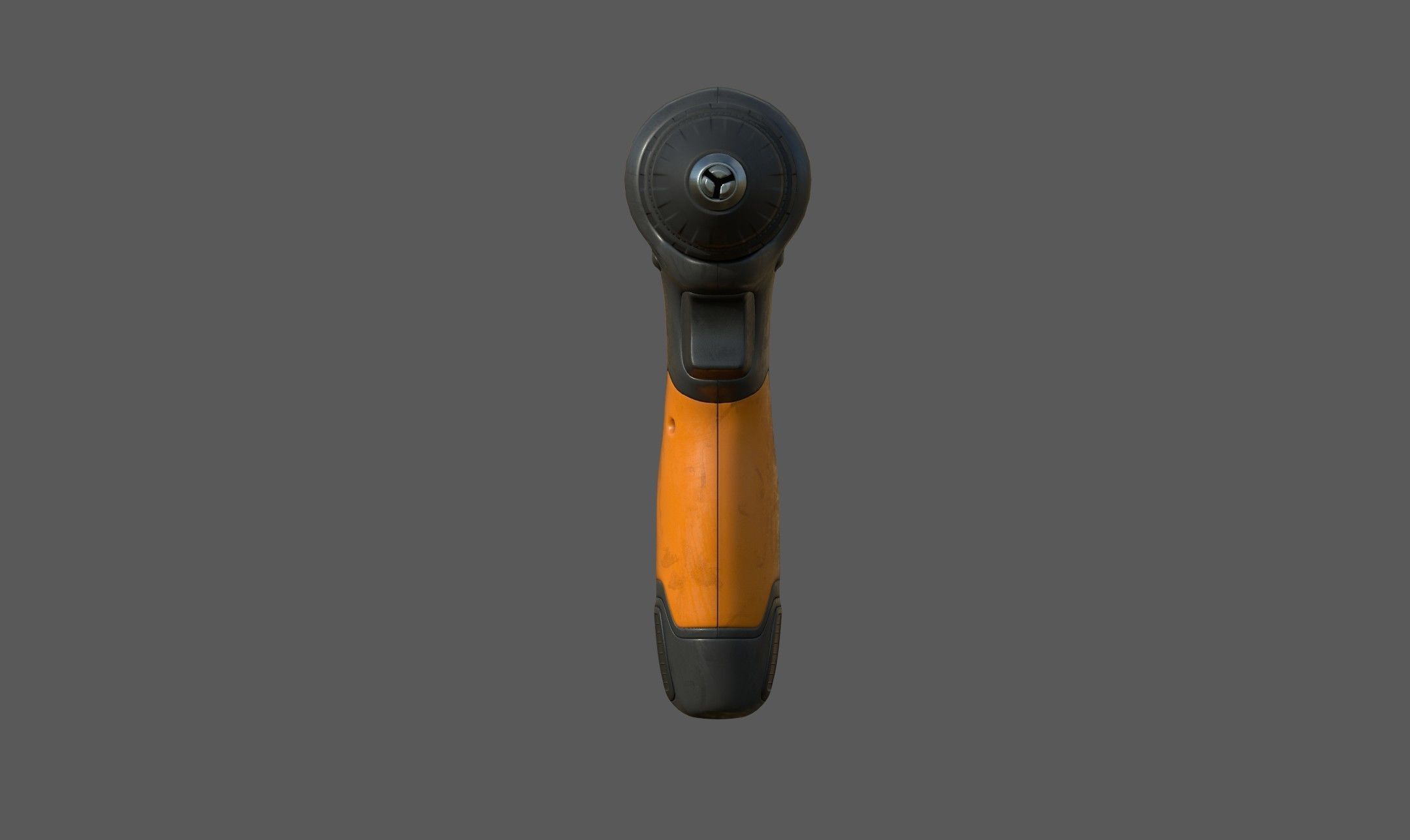 Cordless drill Low-poly 3D model_6
