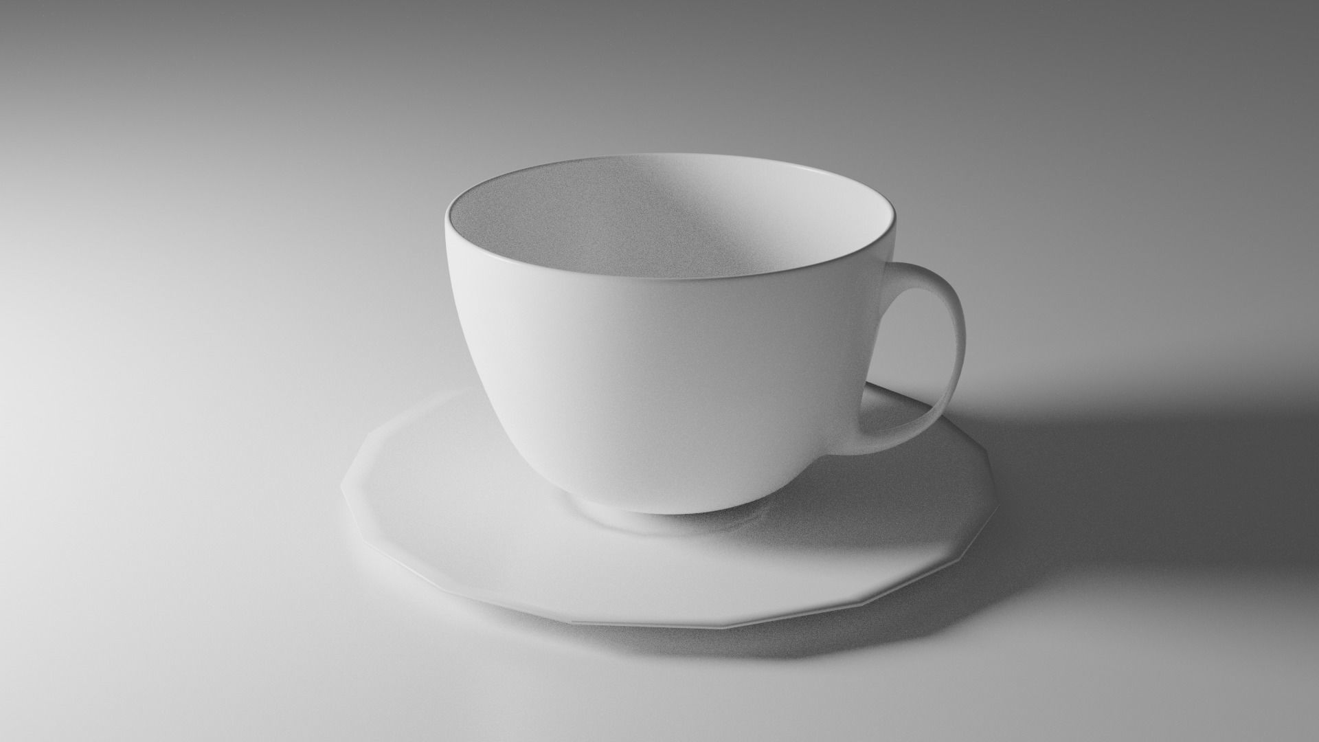 Transparent Tea Cup 3D Model 3D model_2