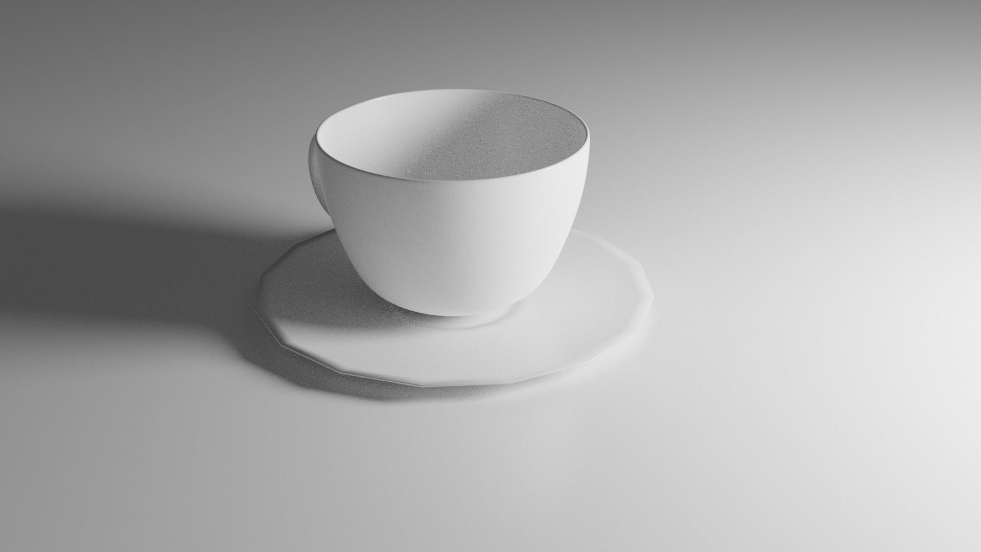 Transparent Tea Cup 3D Model 3D model_1