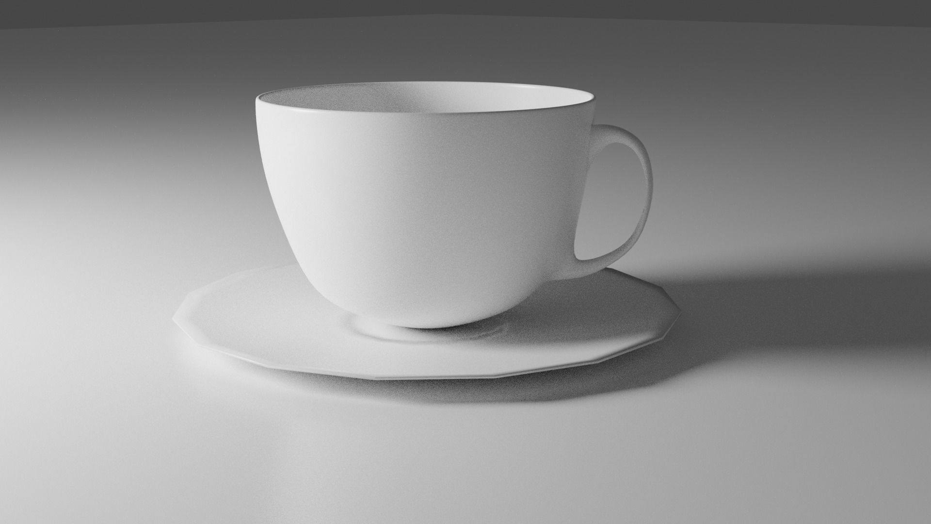 Transparent Tea Cup 3D Model 3D model_4