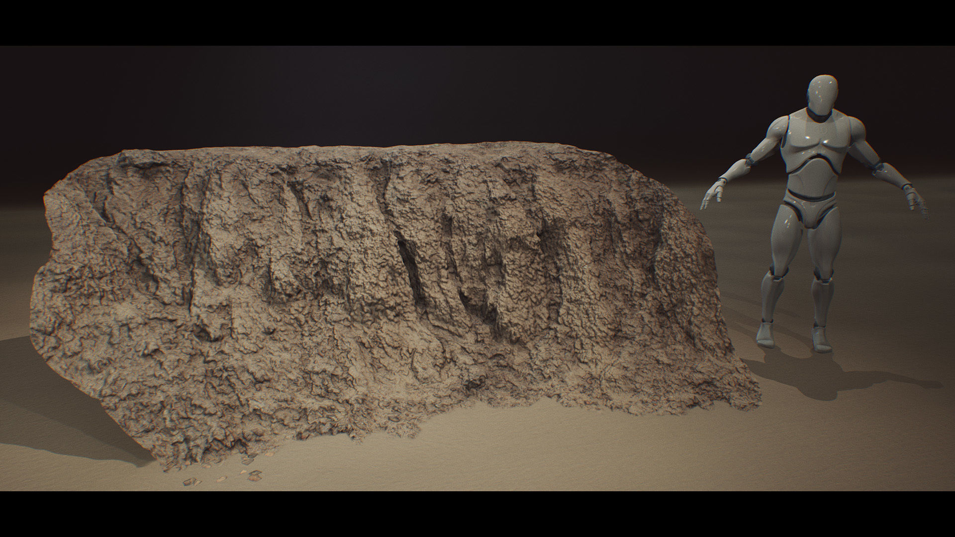 Desert Embankments - Photoscan Vol 4 Low-poly 3D model_6