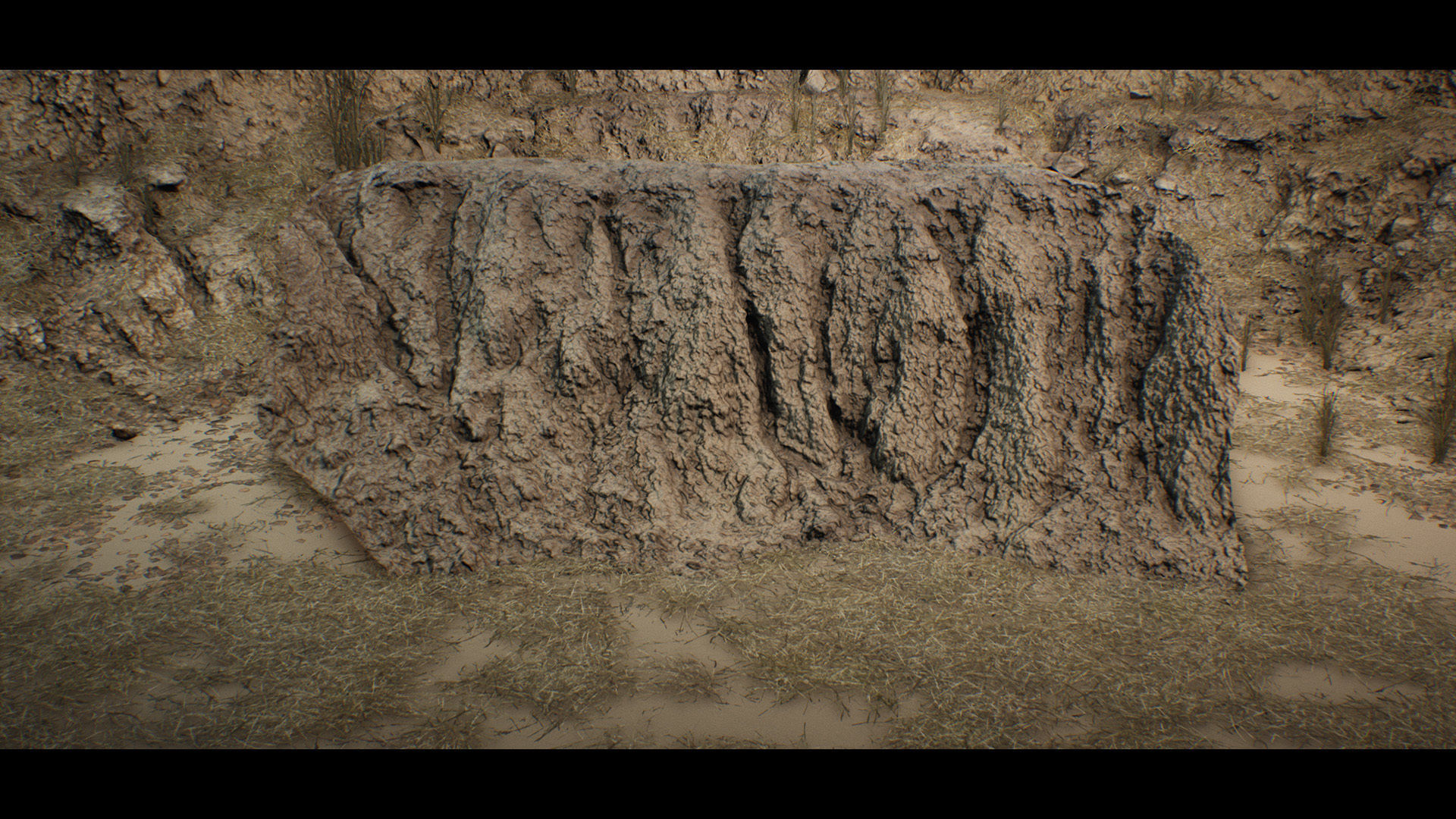 Desert Embankments - Photoscan Vol 4 Low-poly 3D model_10