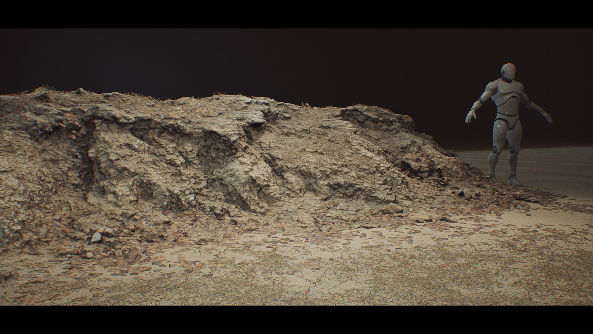 Desert Embankments - Photoscan Vol 4 Low-poly 3D model_2