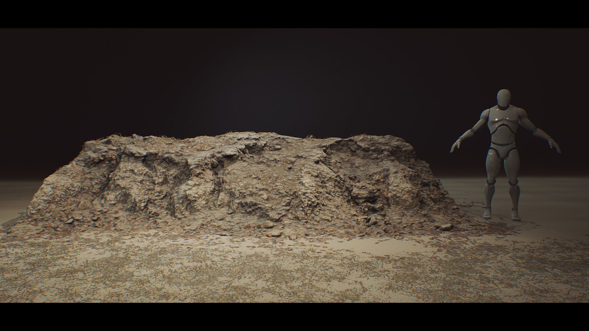 Desert Embankments - Photoscan Vol 4 Low-poly 3D model_3