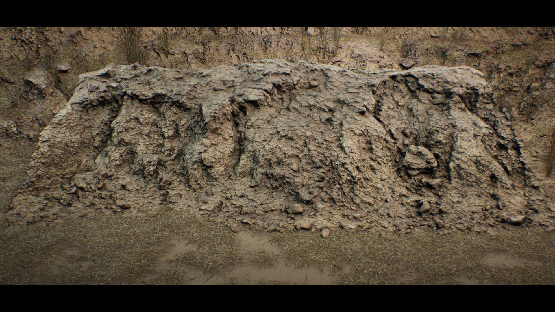 Desert Embankments - Photoscan Vol 4 Low-poly 3D model_5