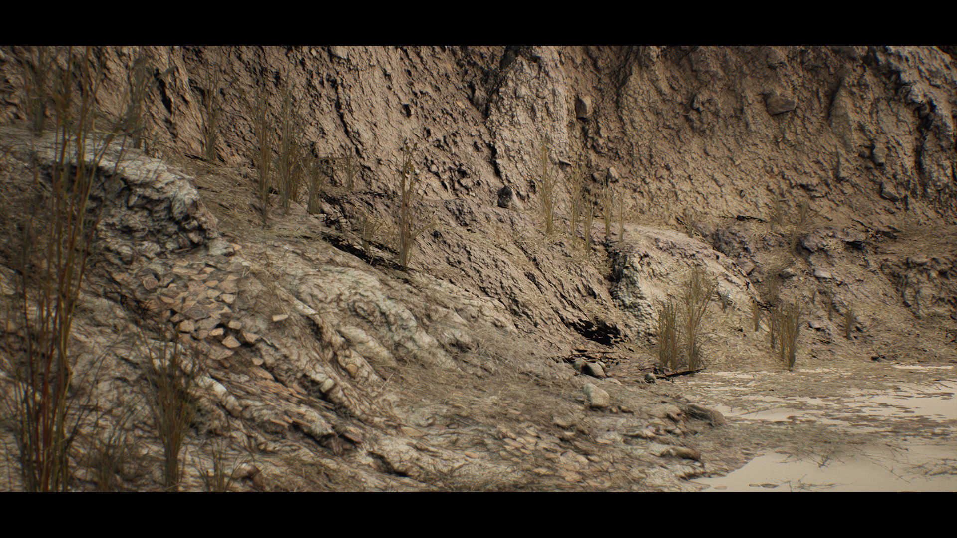 Desert Embankments - Photoscan Vol 4 Low-poly 3D model_7