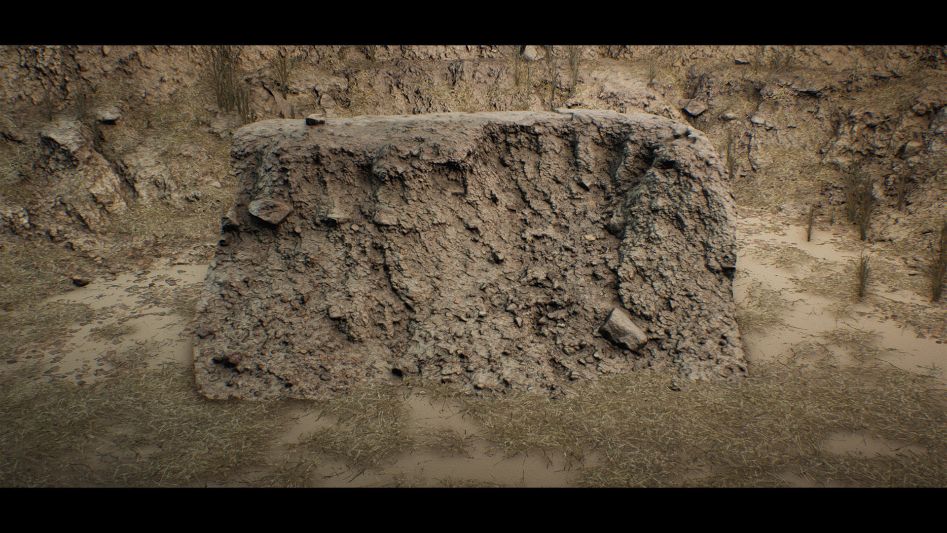 Desert Embankments - Photoscan Vol 4 Low-poly 3D model_12