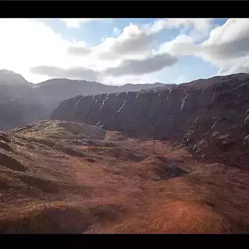 Desert Embankments - Photoscan Vol 4 Low-poly 3D model