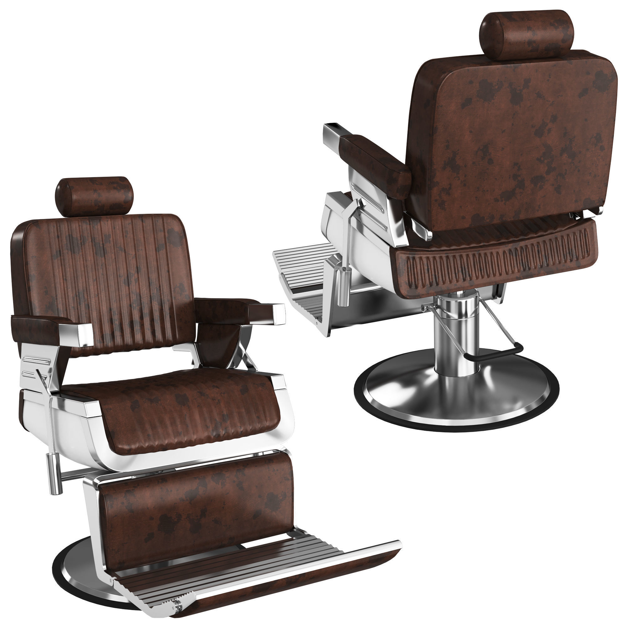 Barber Shop Chair 3D model CGTrader