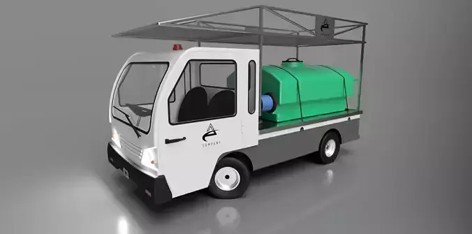 utility vehicle - Bigfoot 3000 multipurpose van 3D model