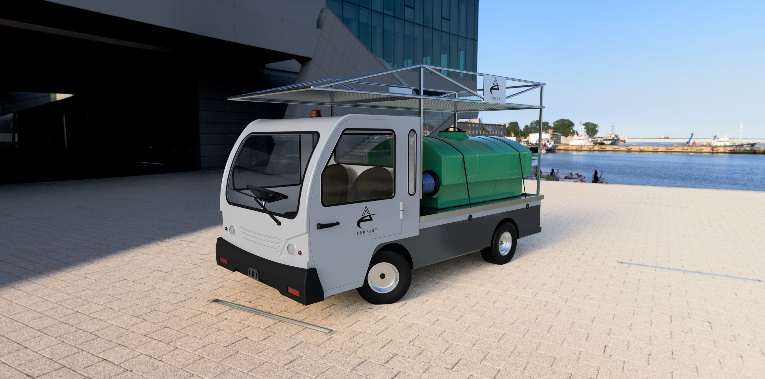 utility vehicle - Bigfoot 3000 multipurpose van 3D model_3