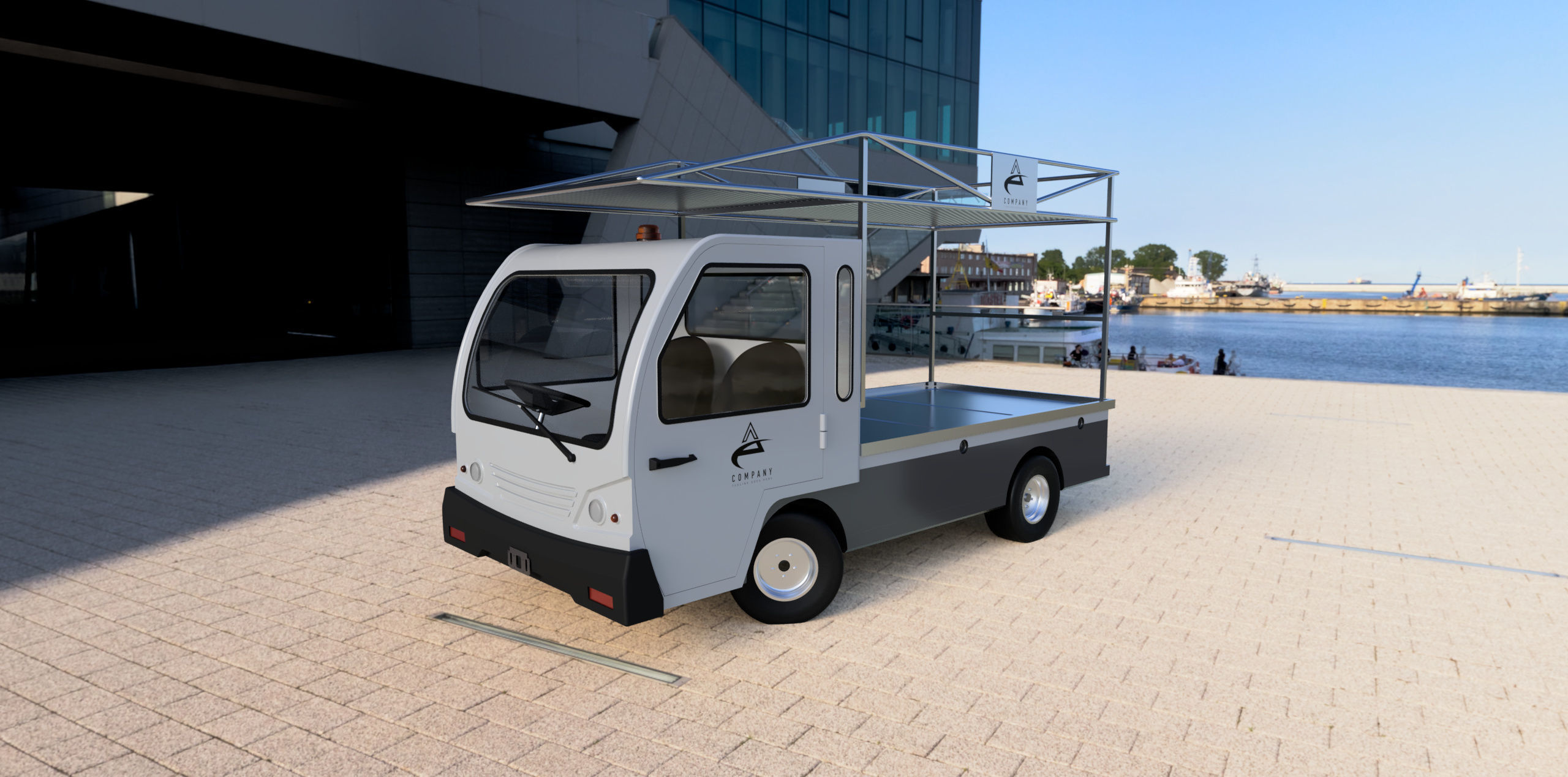 utility vehicle - Bigfoot 3000 multipurpose van 3D model_4