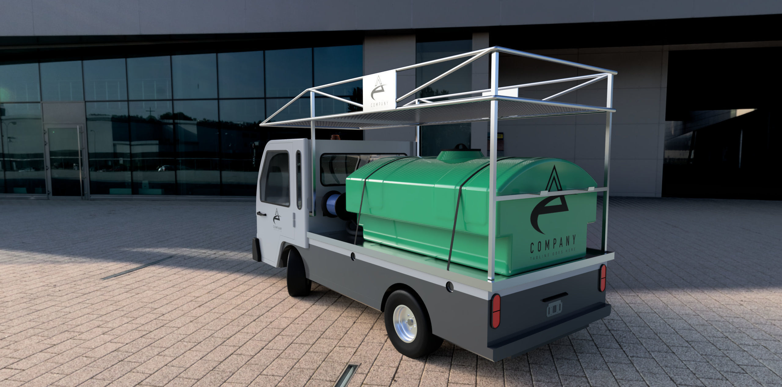 utility vehicle - Bigfoot 3000 multipurpose van 3D model_5