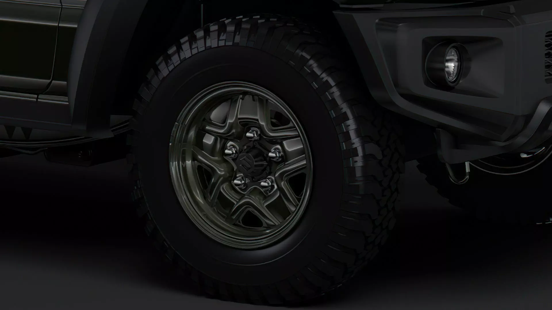 Suzuki Jimny Sierra JL 2019 wheel 3D model