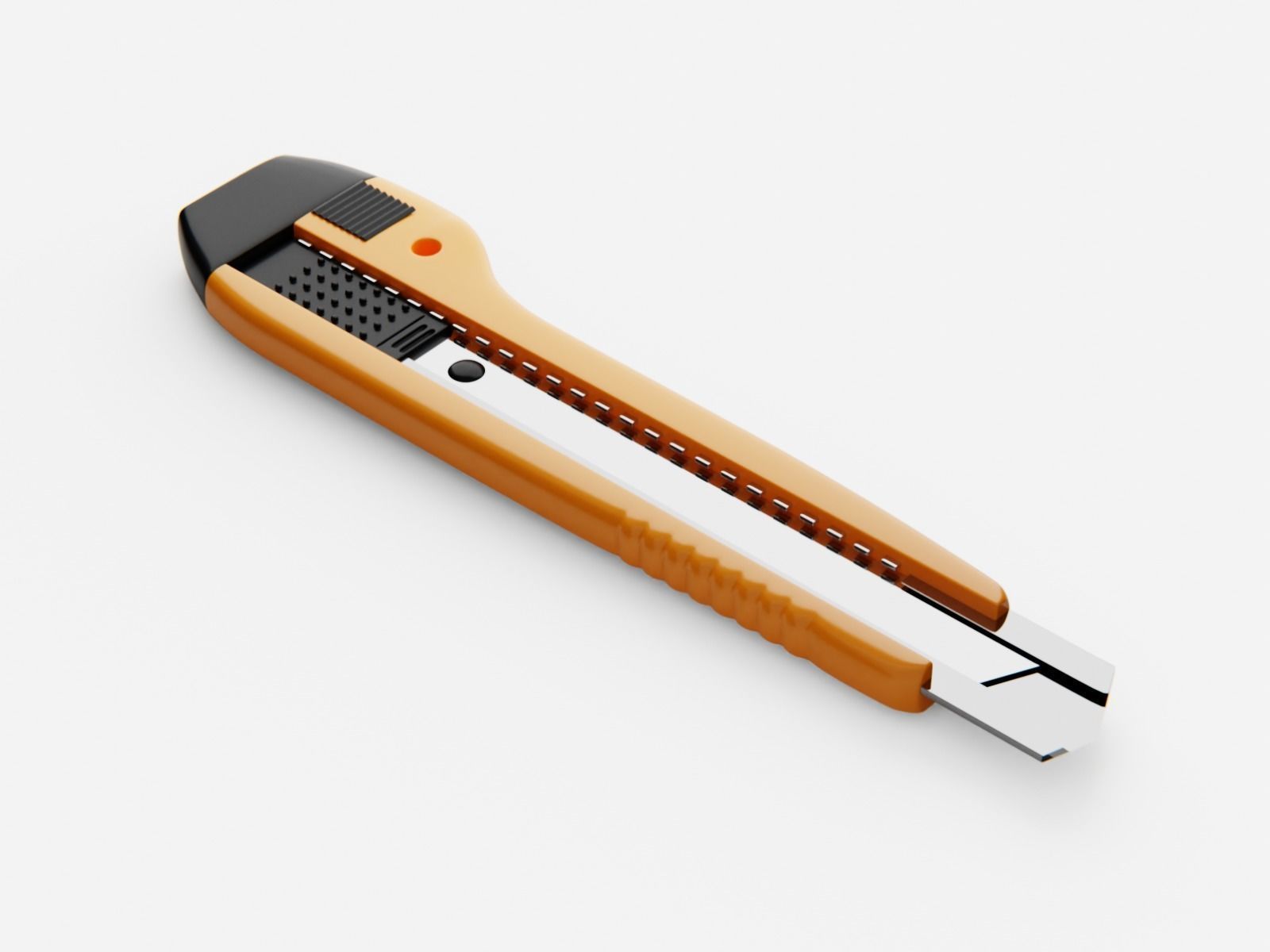 Box Cutter Subdivision Ready for Film Low-poly 3D model_4