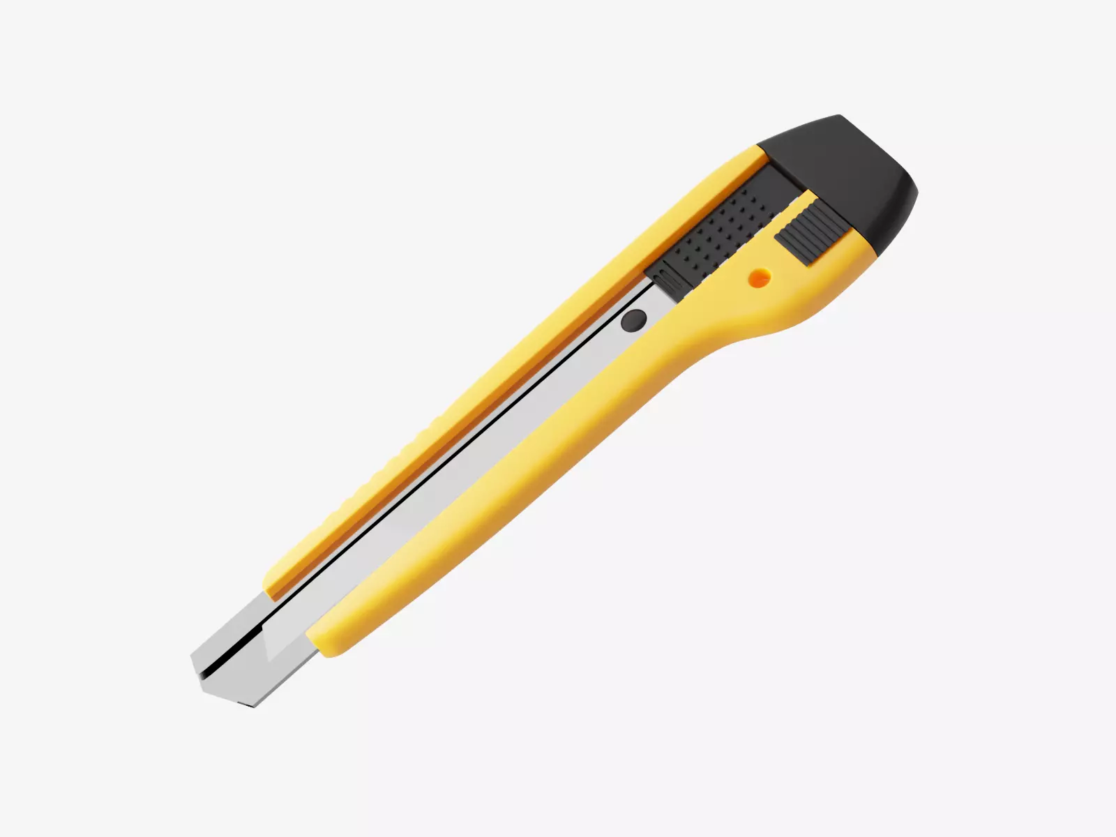 Box Cutter Subdivision Ready for Film Low-poly 3D model_0