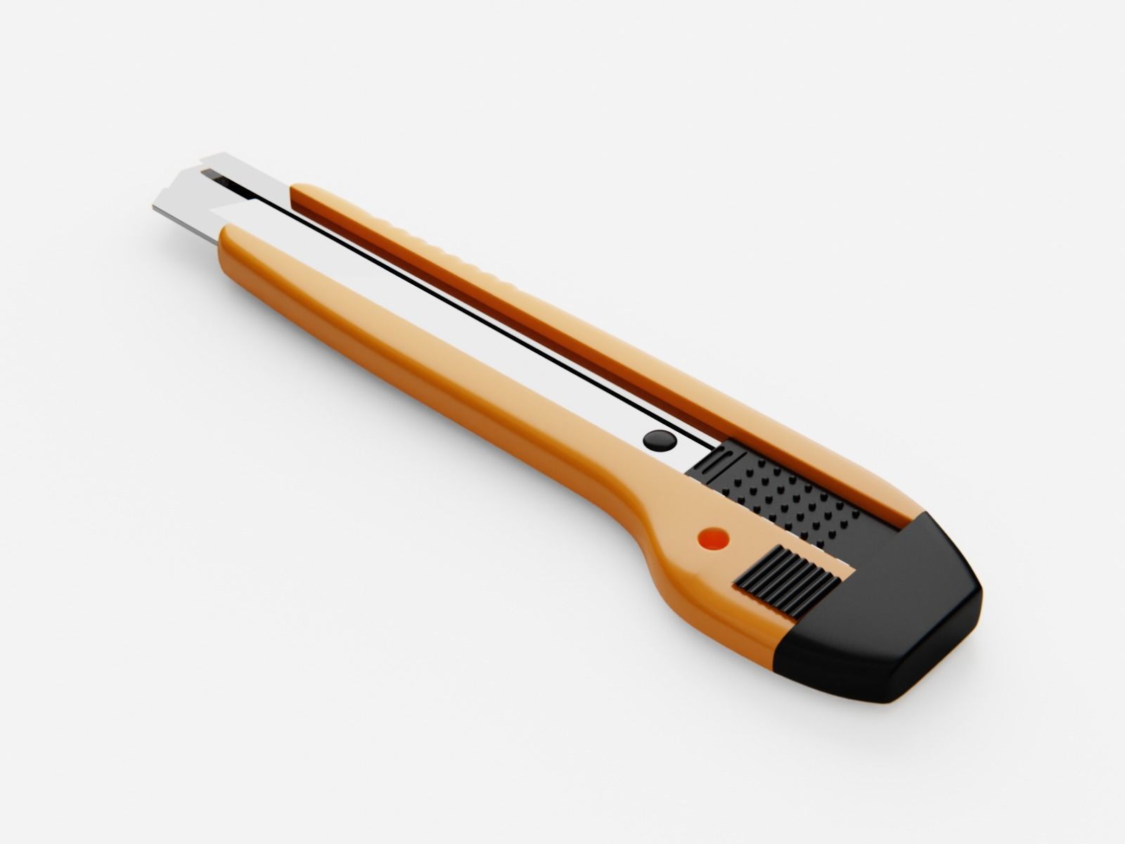 Box Cutter Subdivision Ready for Film Low-poly 3D model_2