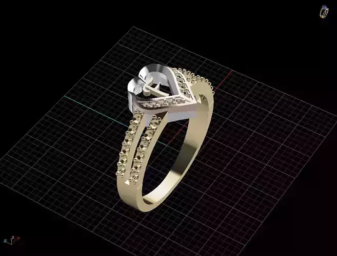 F Alphabet Ring