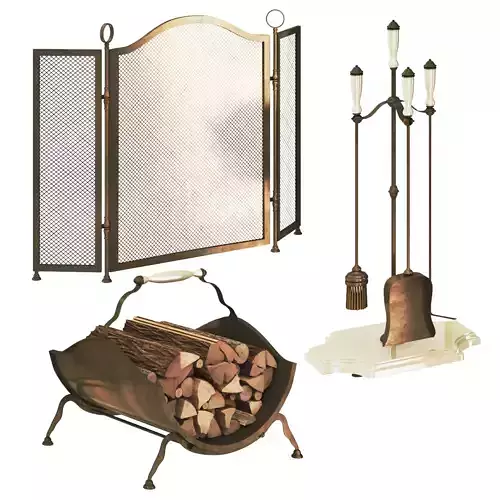 Classic fireplace decor