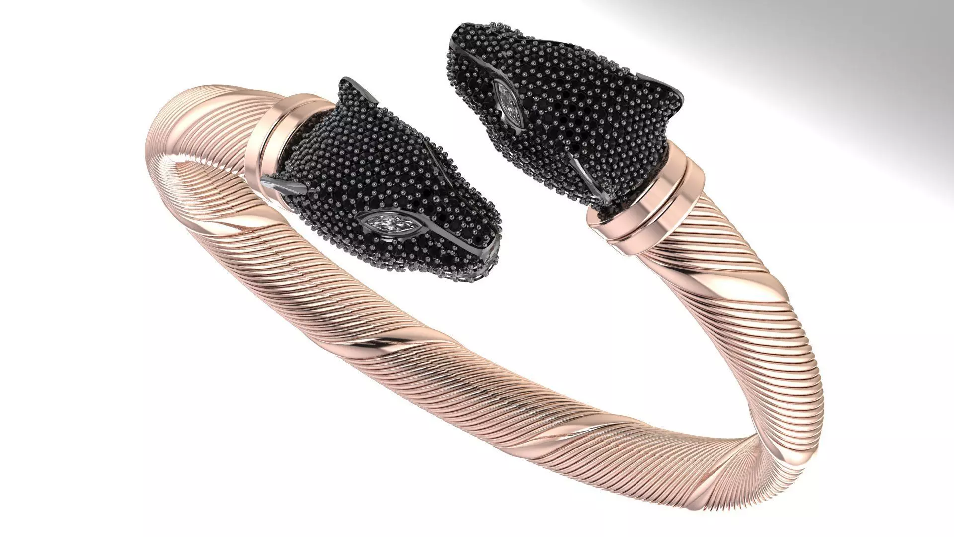 Two Tiger Bracelet Skin 1 Free low-poly 3D model_0