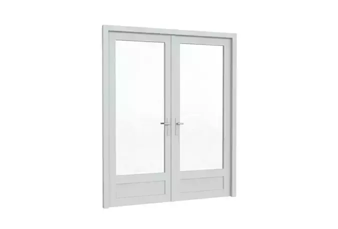 Double Door Glass
