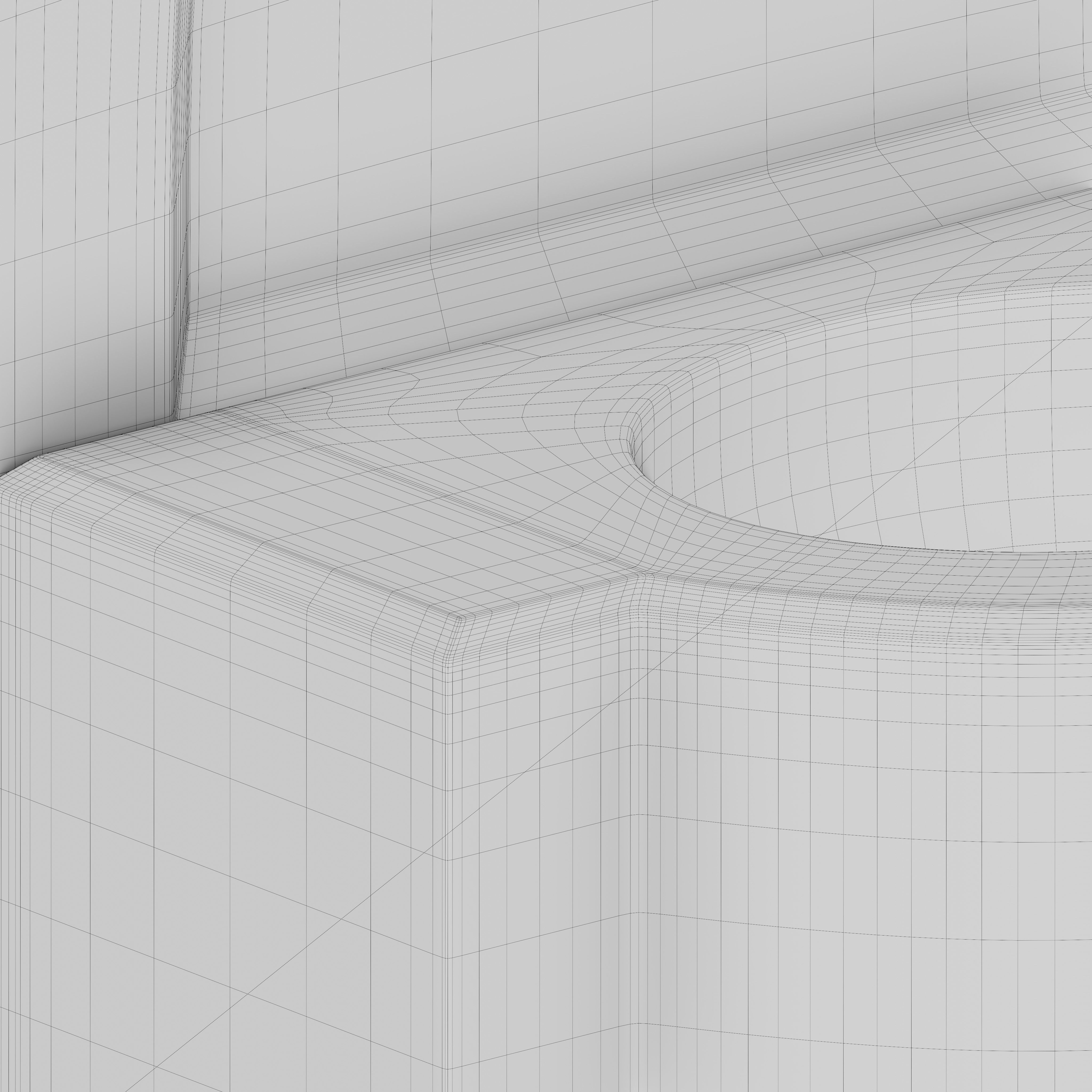 Traditional Moroccan mosaic fountain 3D model_10